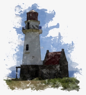 Lighthouse - Light House In Batanes Painting, HD Png Download, Free Download