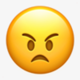 #iphoneemoji #emoji #iphone #mad #freetoedit - Transparent Angry Kiss Emoji, HD Png Download, Free Download