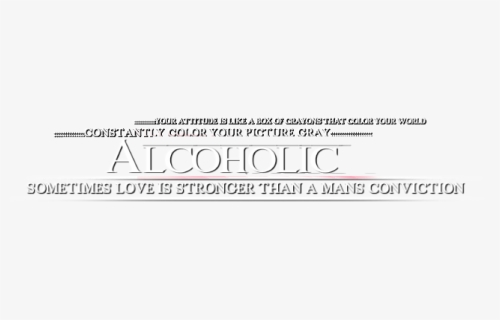 Png Text For Alcoholic, Transparent Png, Free Download