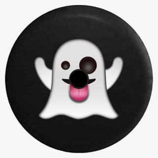Jeep Wrangler Jl Backup Camera Day Ghost Text Emoji - Ghost Emoji, HD Png Download, Free Download