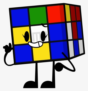 The Object Shows Community Wiki - Bfdi Rubik's Cube, HD Png Download, Free Download