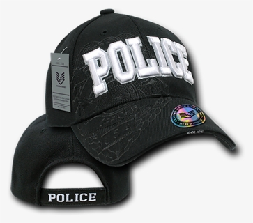 Police Cap Shadow - Baseball Cap, HD Png Download, Free Download
