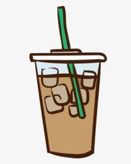 Freetoedit Stickers Sticker Frappe Png Tumblr Freetoedi - Starbucks Iced Coffee Drawing, Transparent Png, Free Download