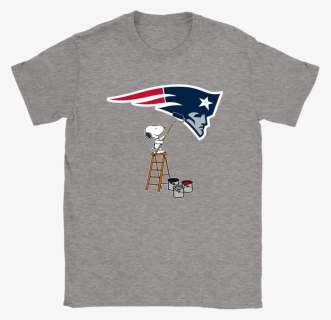 Snoopy Paints The New England Patriots Logo Nfl Football - Zelda Shirts, HD Png Download, Free Download