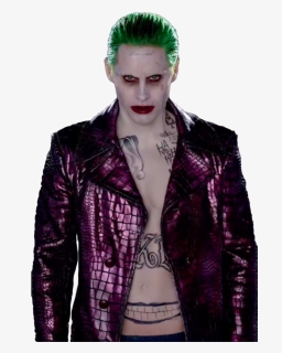 Joker Suicide Squad Png Image - Jared Leto Joker Png, Transparent Png, Free Download