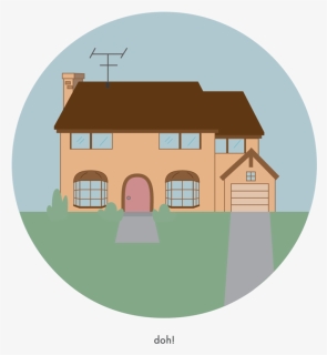 Simpsons - House, HD Png Download, Free Download