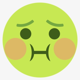 Transparent Throw Up Emoji Png - Sick Emoji Transparent Background, Png Download, Free Download