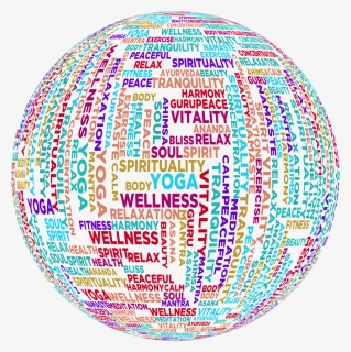 Orb Of Life Reiki - Word Cloud Sphere Png, Transparent Png, Free Download