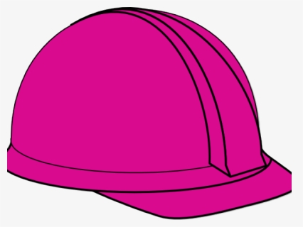 Construction Clipart Hard Hat - Pink Hard Hat Clip Art, HD Png Download, Free Download