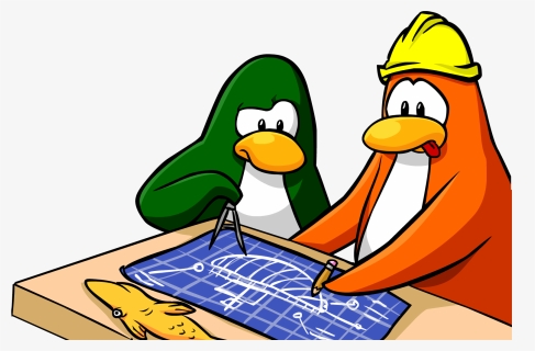 Newspaper Issue 120 Hard Hat - Club Penguin Hardhat, HD Png Download, Free Download