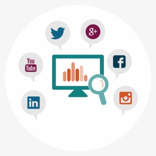 Guide To Social Media Monitoring - Social Media Analytics Icon, HD Png Download, Free Download