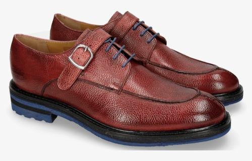 Derby Shoes Trevor 13 Scotch Grain Rich Red Crip Blue, HD Png Download, Free Download