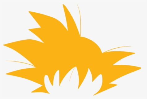 Dragonball Goku Yellow Hair - Goku Hair Png Transparent, Png Download, Free Download