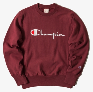 Crewneck Sweatshirt - Champion Sweater Png, Transparent Png, Free Download