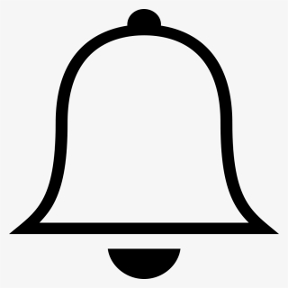 Ios Bell Outline Comments - White Bell Icon Png, Transparent Png, Free Download