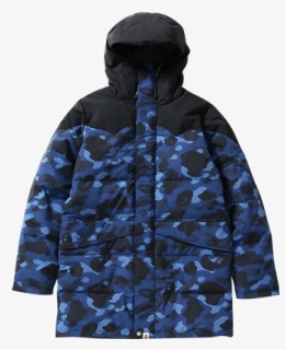Color Camo Long Down Snowboard Jacket, HD Png Download, Free Download