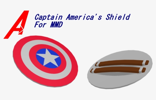 Clipart Shield Superhero - Captain America Helmet Mmd Model, HD Png Download, Free Download