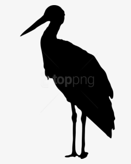 Free Png Download Stork Silhouette Png Images Background - Stork Silhouette Png, Transparent Png, Free Download