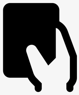 It"s An Icon With A Hand Holding A Rectangular Foul, HD Png Download, Free Download