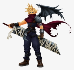 Cloud Strife Kingdom Hearts, HD Png Download, Free Download