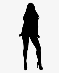 Woman Silhouette Colouring Pages - Women Model Silhouette Png, Transparent Png, Free Download