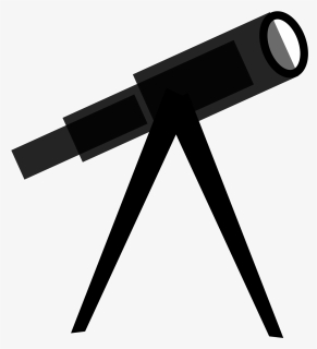 Telescope Black And White Clip Art - Telescopes Clipart, HD Png Download, Free Download