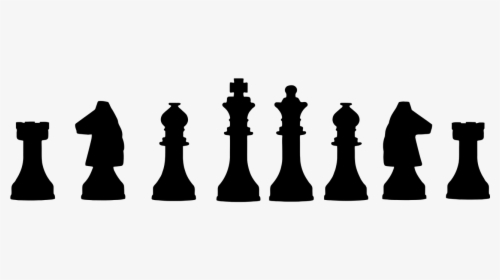 Bishop, Chess, Game, King, Knight, Pawn, Pieces, Play - Chess Silhouette Png, Transparent Png, Free Download