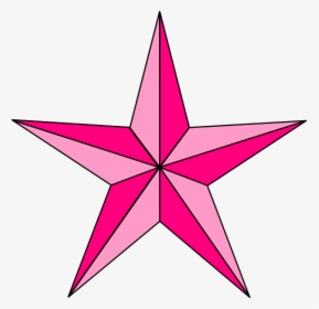 Nautical Star Tattoo Pink, HD Png Download, Free Download