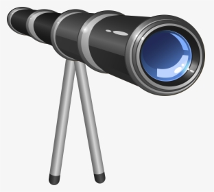 Binoculars Clipart Transparent Background - Transparent Background Telescope Clipart Png, Png Download, Free Download