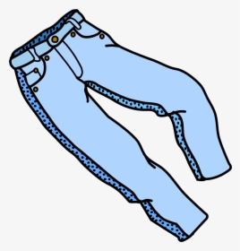 Jeans, Trousers Clipart - Pants Clipart, HD Png Download, Free Download