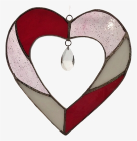 Transparent Hanging Ribbon Png - Stained Glass Heart Wedding, Png Download, Free Download