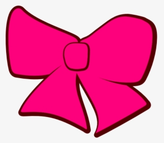 Christmas Bow Green Cartoon Clipart Pink Tie Transparent - Pink Bow Tie Clip Art, HD Png Download, Free Download