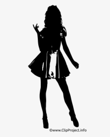 Silhouette Model Clip Art, HD Png Download, Free Download