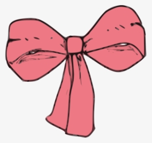 Pink,bow Tie,neck - فيونكة وردي, HD Png Download, Free Download