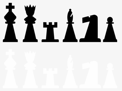 Chess Piece Bishop Knight King - Chess Pieces 2d Png, Transparent Png, Free Download