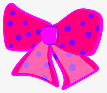 Ribbon, Pink, Bows, Dotted, Cute, Bow Tie, Beauty - Gravata Borboleta Rosa Png Desenho, Transparent Png, Free Download