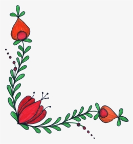 Designs Easy Simple Flower Border Drawing - pic-cahoots