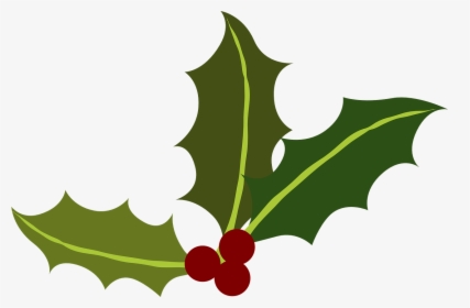 Green, Holly, Berries, Christmas, Holiday, Leaves - Holiday Clip Art, HD Png Download, Free Download