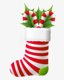 With Candy Canes - Christmas Socks Clip Art, HD Png Download, Free Download