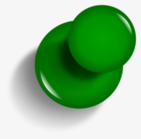Sphere,computer Wallpaper,green - Green Push Pin Png, Transparent Png, Free Download
