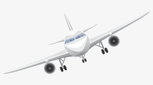 White Airplane Transparent Png Vector Clipart - وکتور هواپیما, Png Download, Free Download