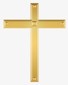 Christian Cross Png - Gold Crucifix Png, Transparent Png, Free Download