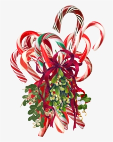 Transparent Christmas Mistletoe Png - Candy Cane, Png Download, Free Download