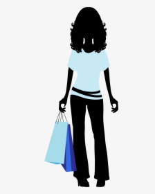 Shopping Woman Icon Png - Online Shopping Is The Best, Transparent Png, Free Download