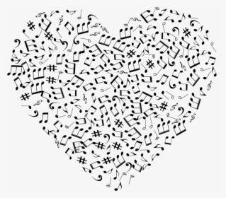 Music Note Heart Svg, HD Png Download, Free Download