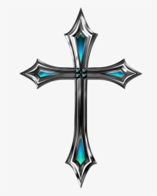 Transparent Christian Cross Clip Art - Silver Cross Transparent Background, HD Png Download, Free Download