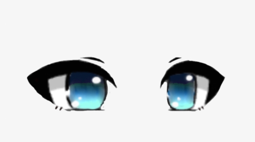 #kawaii #cute #chibi #eyes #blue - Kawaii Blue Chibi Eyes, HD Png Download, Free Download