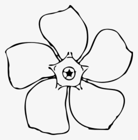 Flower Petal Template For Kids - Mothers Day Flowers Drawing, HD Png Download, Free Download