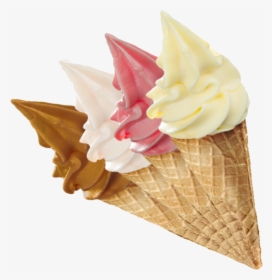 Ice Cream On Cone Png, Transparent Png, Free Download