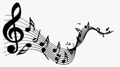 Music Clipart Silhouette - Music Notes Silhouette Png, Transparent Png, Free Download